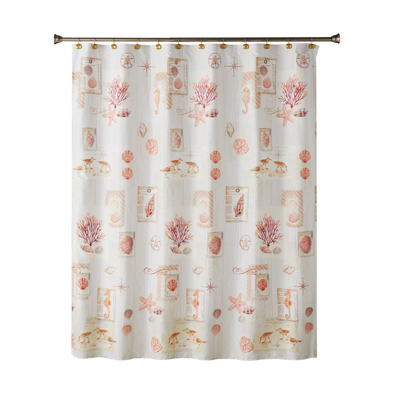 Rosecliff Heights Swainsboro Floral Shower Curtain Wayfair